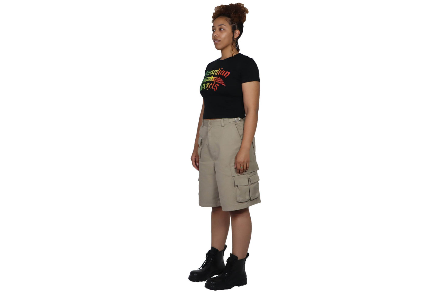 Barriers Angel Baby Tee Black - Hesperia