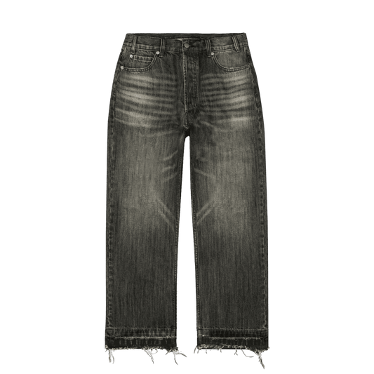 Vintage Black Baggy Denim - Hesperia