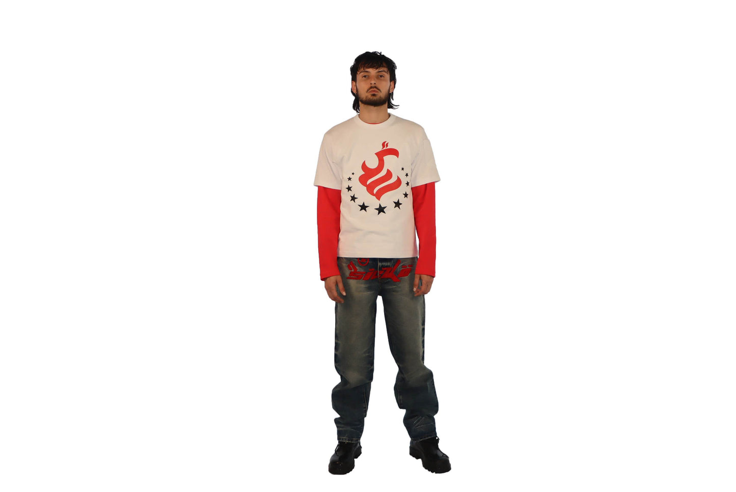 Sicko Denim Red on Indigo - Hesperia