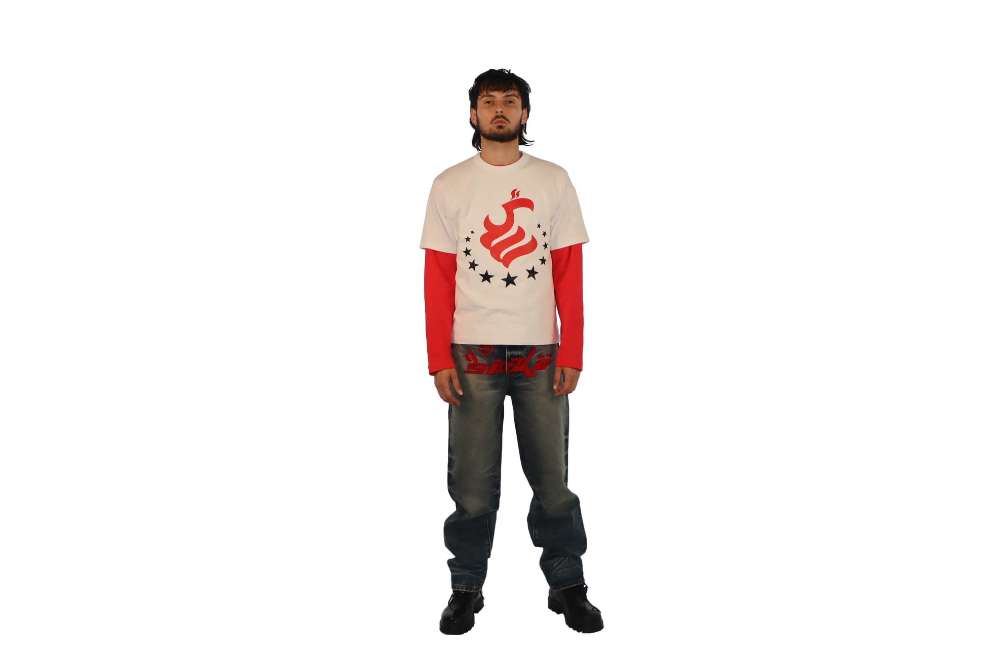 Sicko Denim Red on Indigo - Hesperia