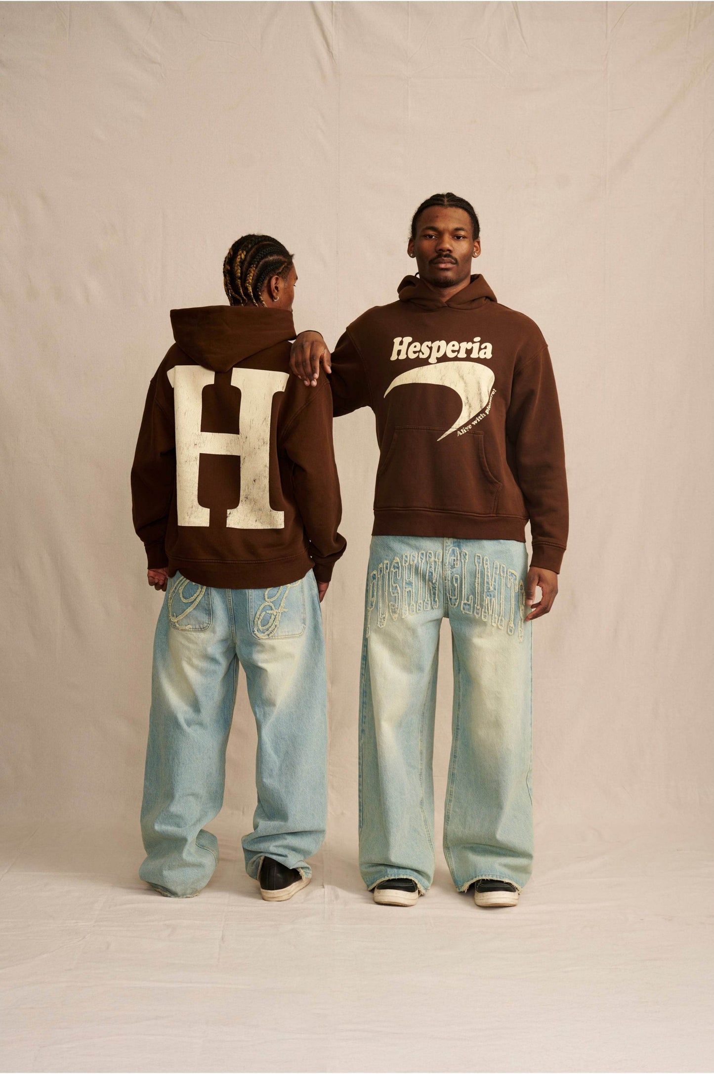 Hesperia Newport Hoodie In Brown - Hesperia