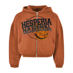Hesperia 'Chip' Zip Hoodie Orange
