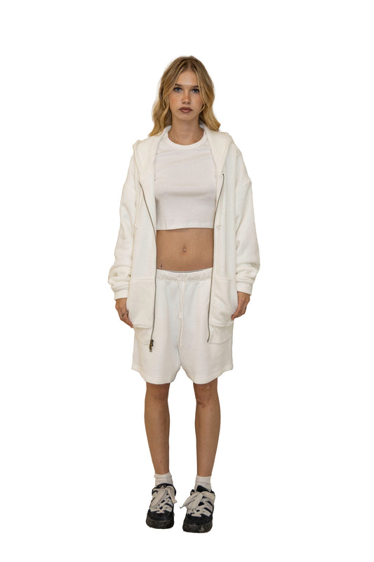 Elwood Core Sweatshorts in White