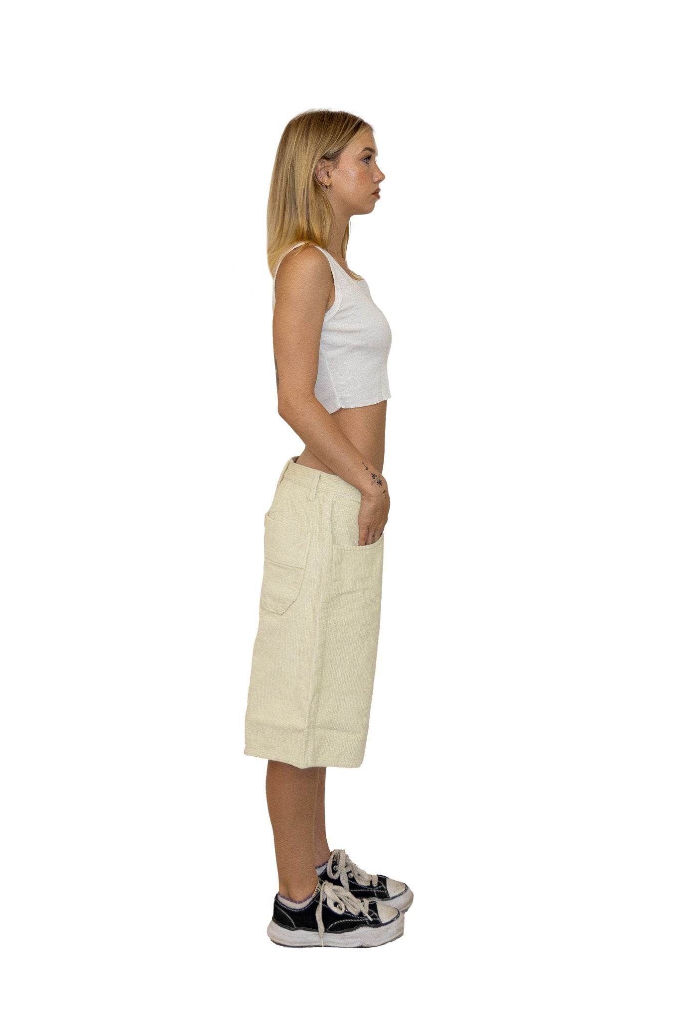 Elwood Malibu Tank In Vintage White - Hesperia