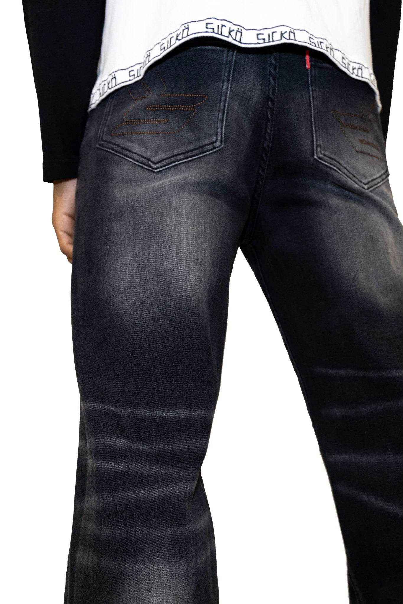 Sicko Denim Olive On Black - Hesperia