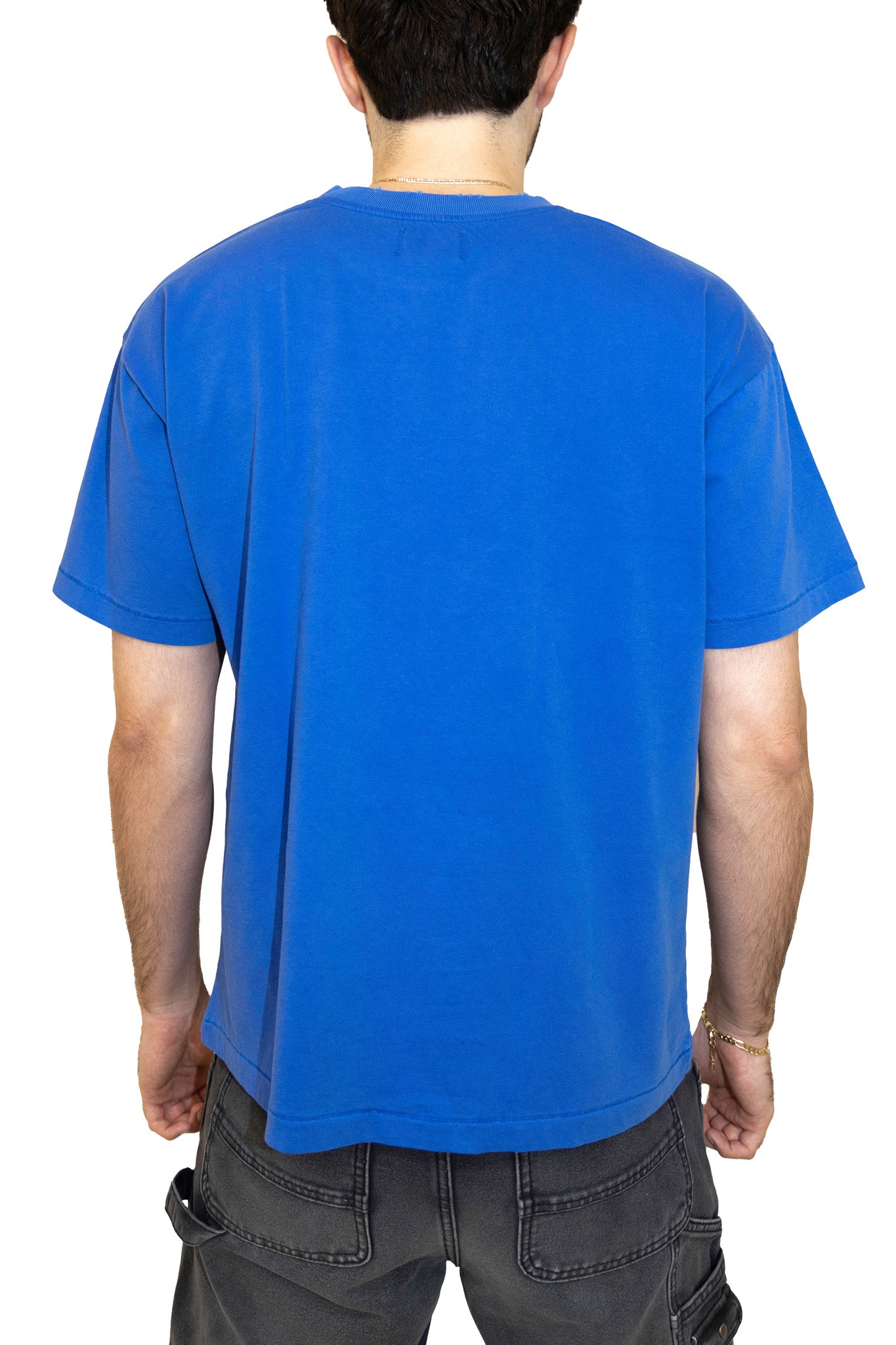 Elwood Oversized Core Tee in Cobalt