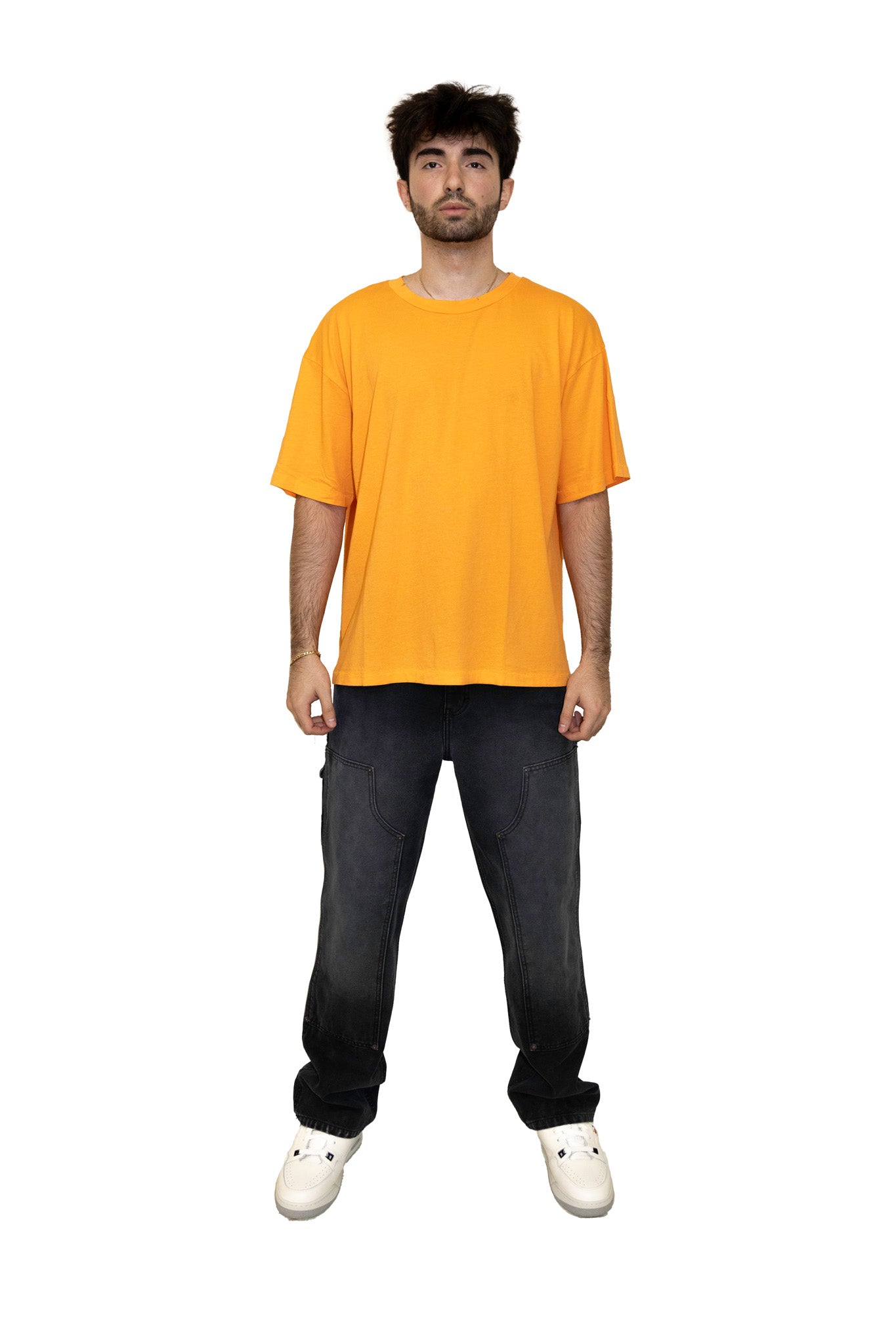 Elwood Oversized Core Tee Orange