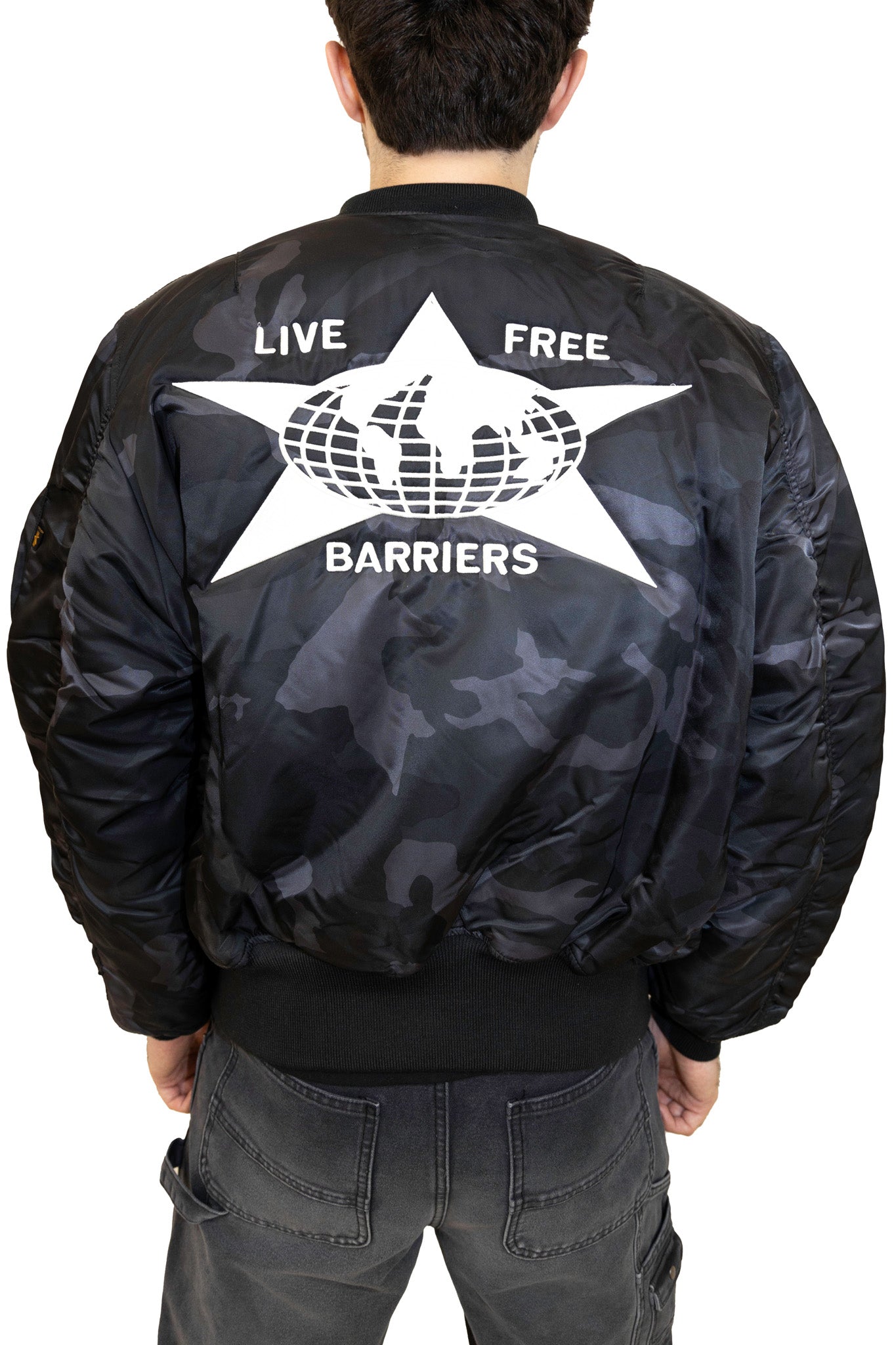 Barriers Patchwork Bomber Jacket 2