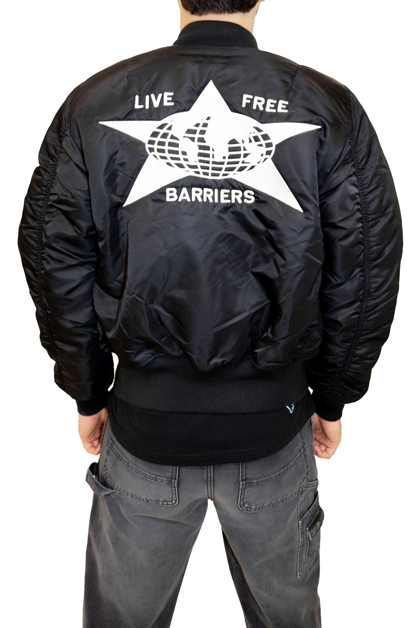 Barrriers Patchwork Bomber Jacket 1