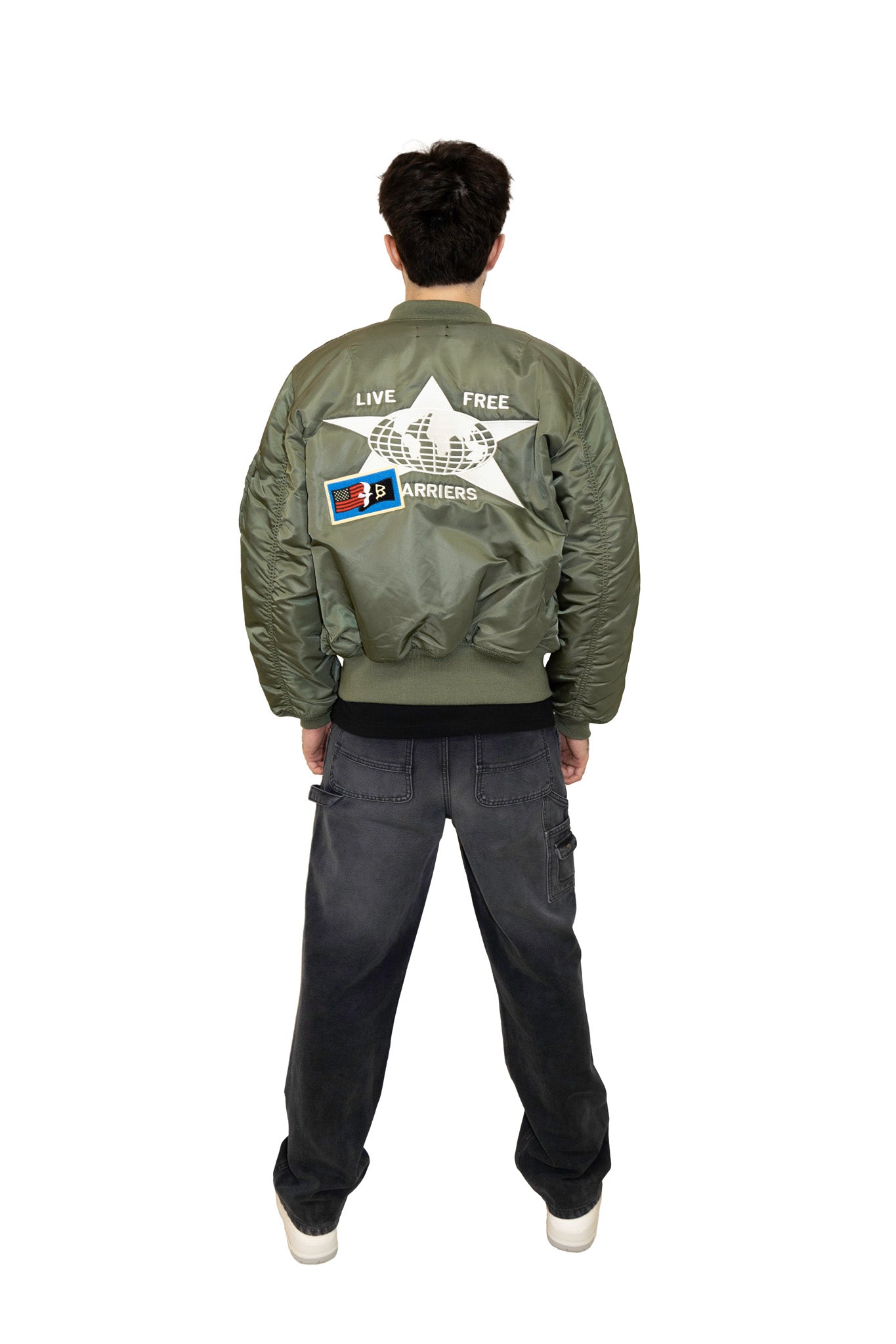 Barriers Patchwork Bomber Jacket 3