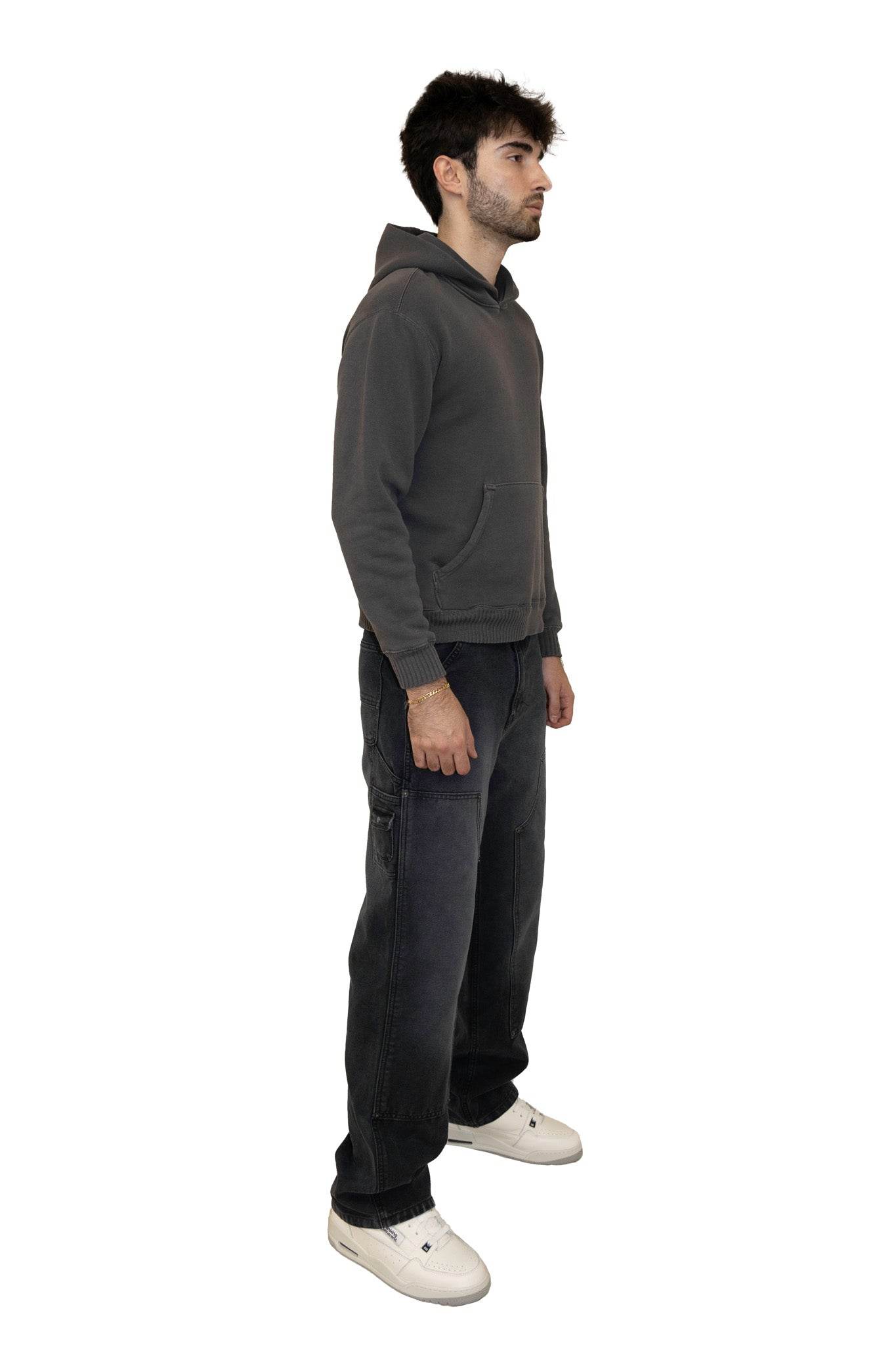 Elwood Core Hoodie Vintage Gravel - Hesperia