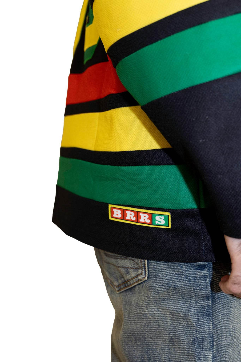 Barriers Hockey Jersey Black/Red/Yellow - Hesperia