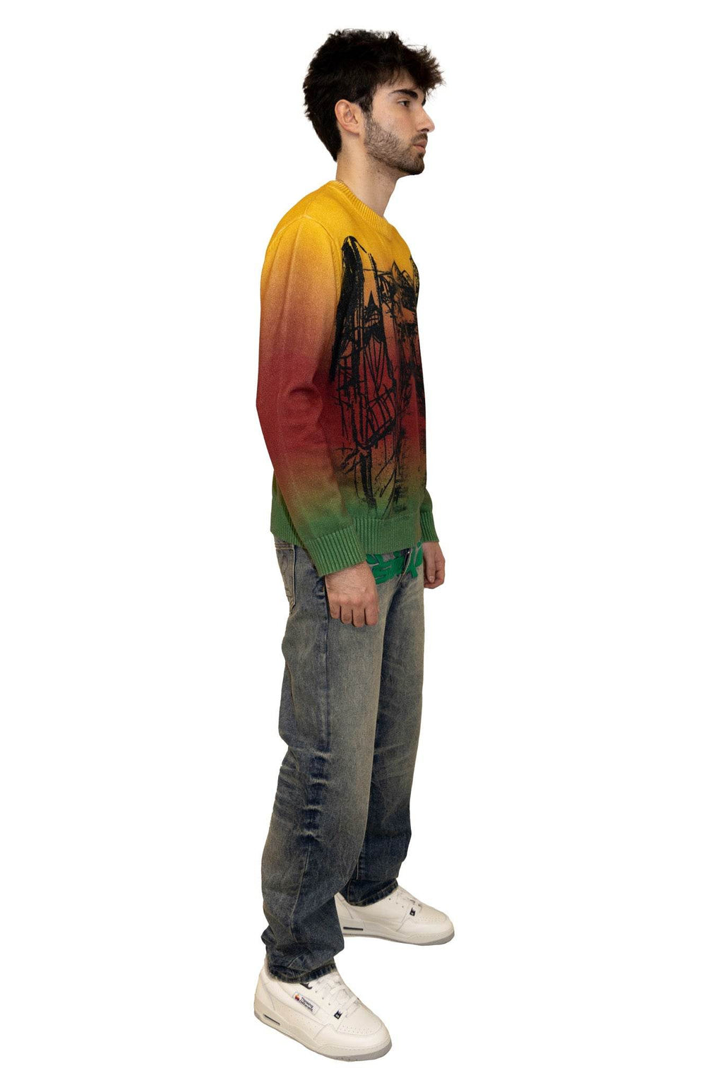 Barriers Paradise Knit Sweater Gradient - Hesperia