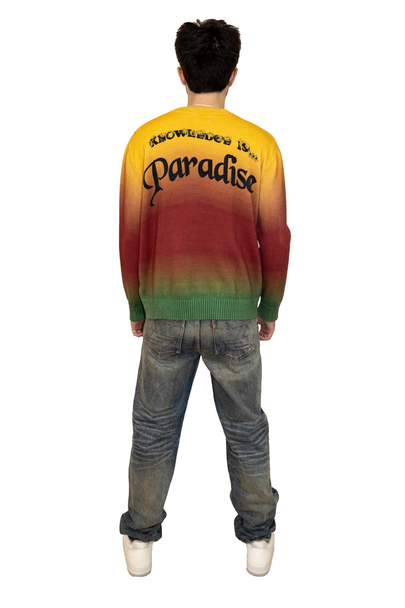 Barriers Paradise Knit Sweater Gradient - Hesperia