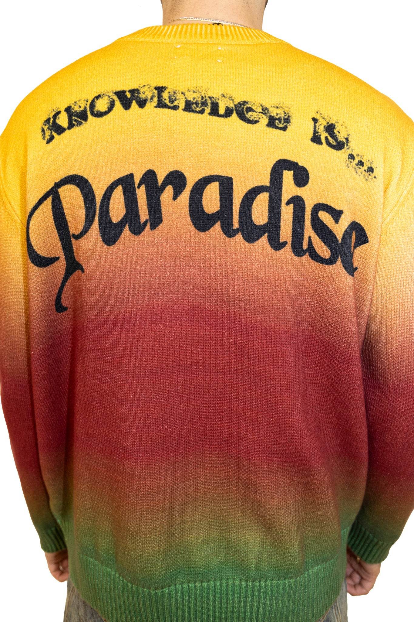 Barriers Paradise Knit Sweater Gradient - Hesperia