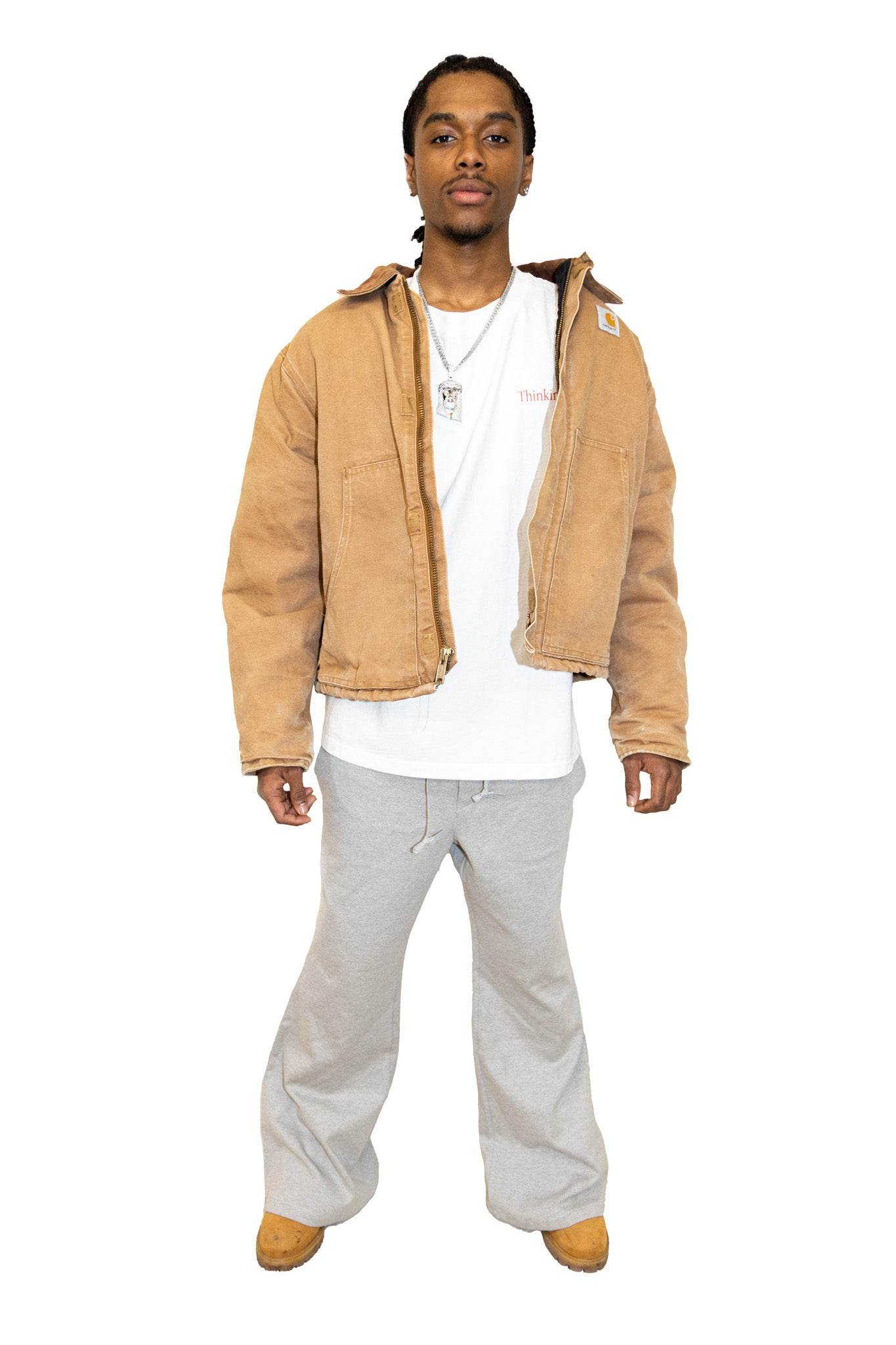 Labeless Boyfriend Bootcut Joggers - Hesperia