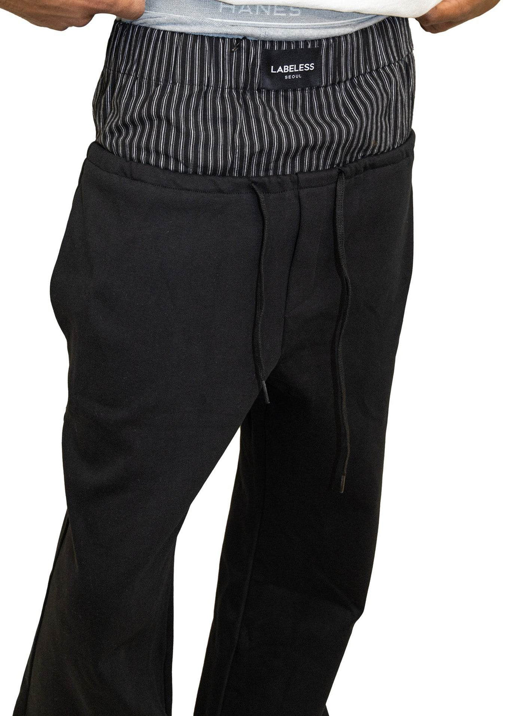 Labeless Boyfriend Bootcut Joggers - Hesperia