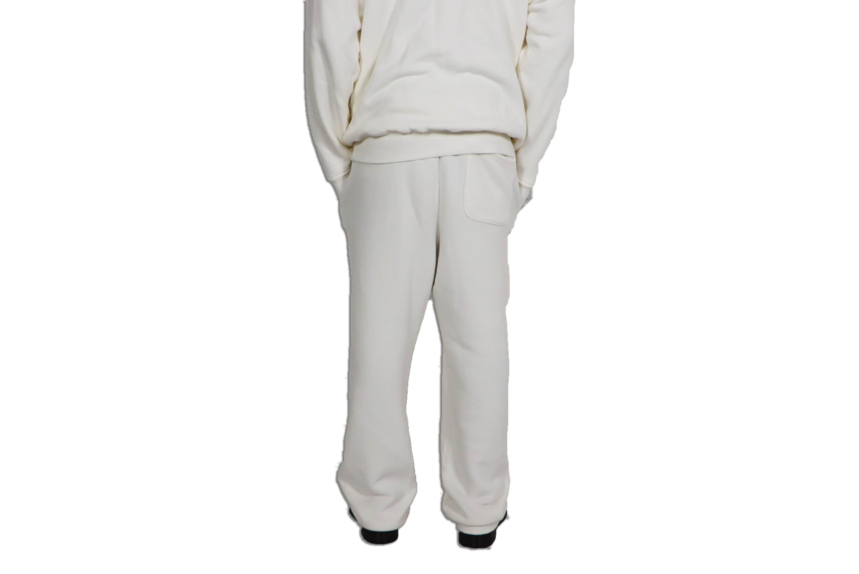 Elwood Relaxed Core Sweatpants In White - Hesperia