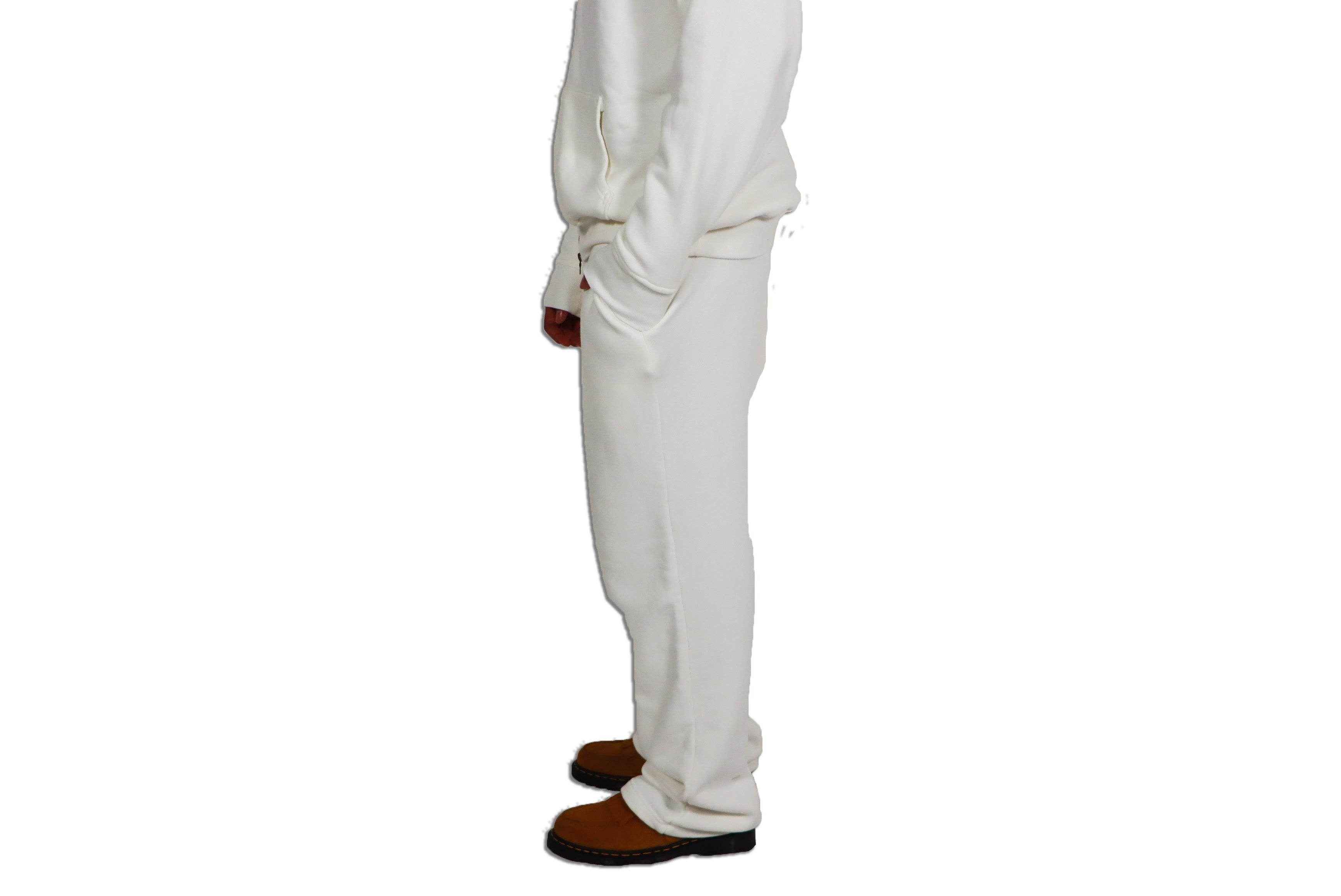Elwood Relaxed Core Sweatpants In White - Hesperia