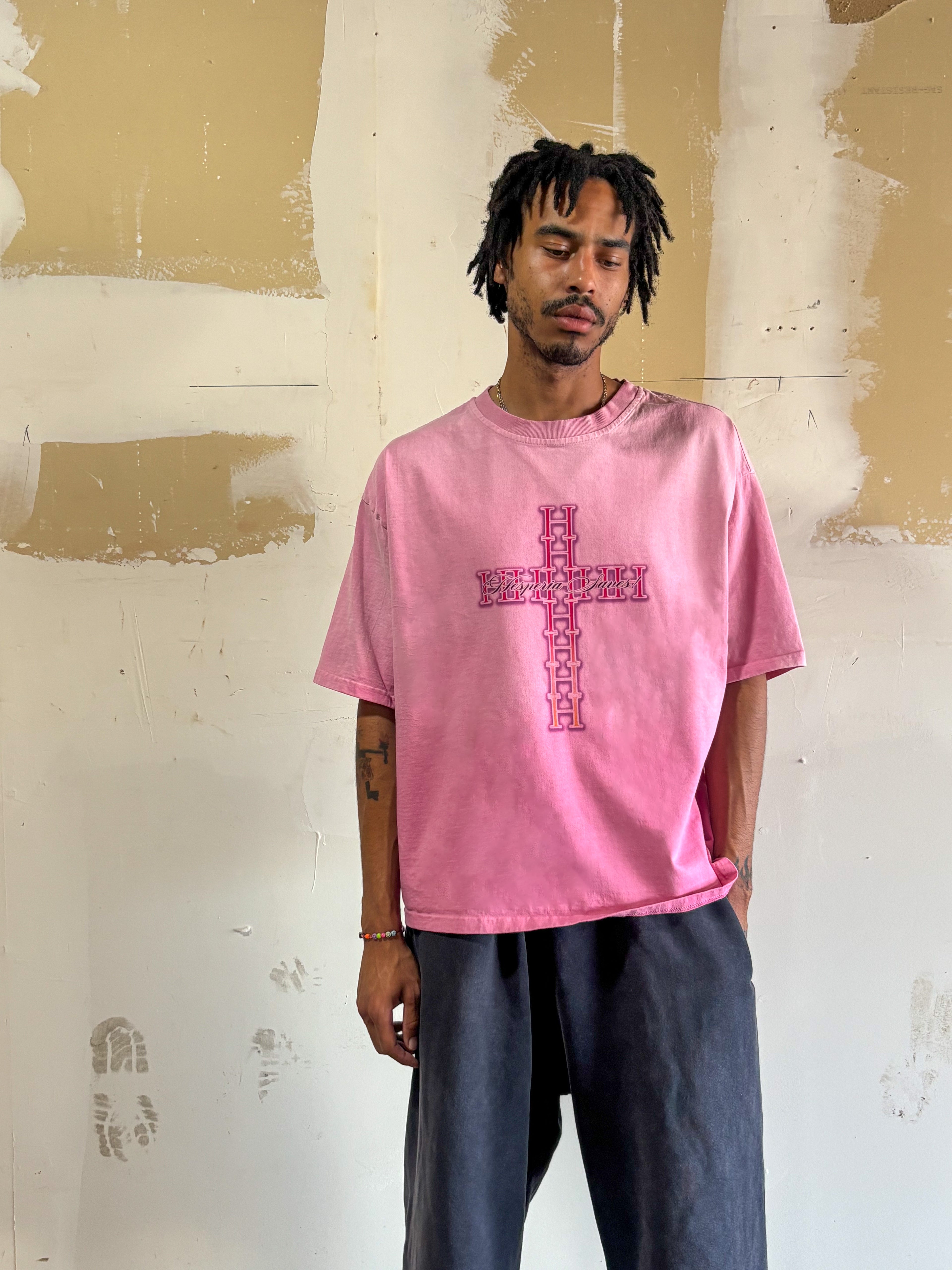 Hesperia Arbitrary Jesus Tee Pink