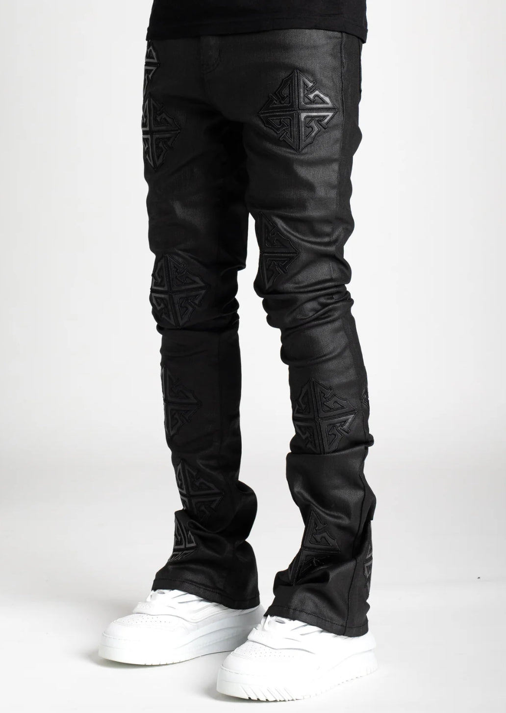 Guapi Obsidian Black Icon Stacked Denim