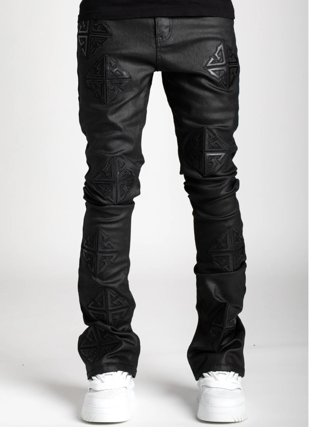 Guapi Obsidian Black Icon Stacked Denim