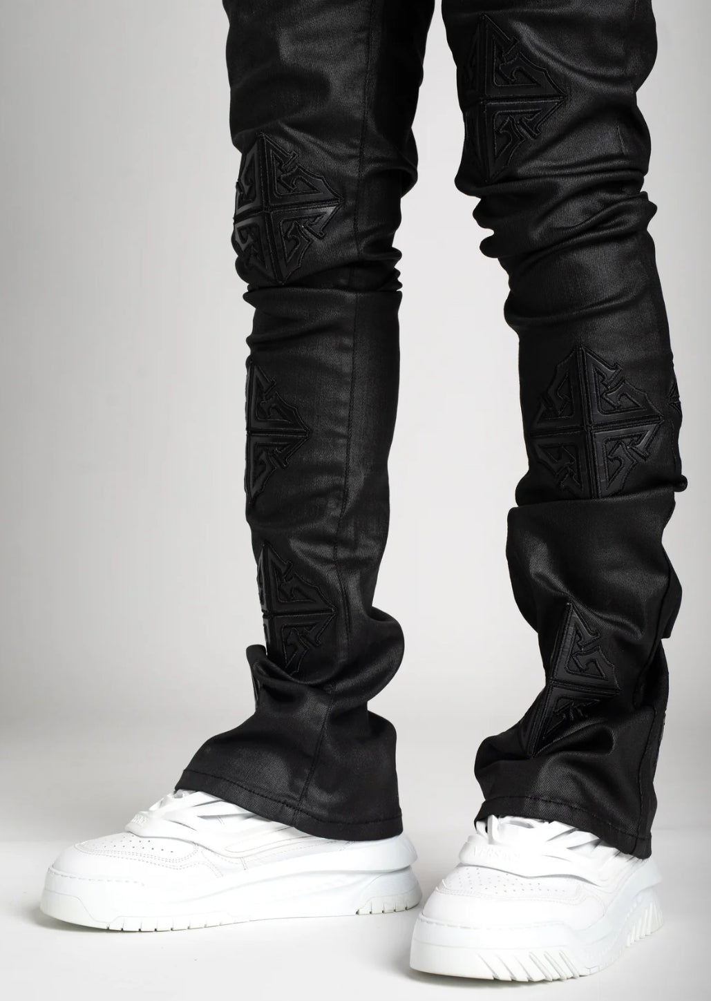 Guapi Obsidian Black Icon Stacked Denim