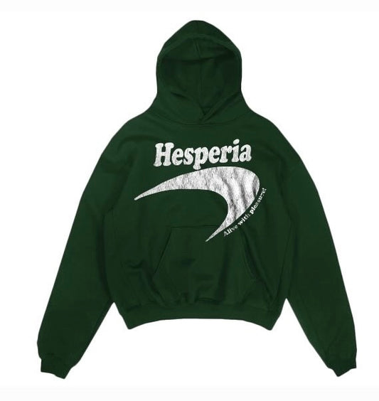 Hesperia Newport Hoodie In Green