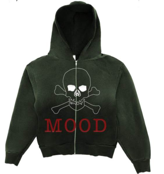 Mood Swings Antidote Hoodie in Green - Hesperia