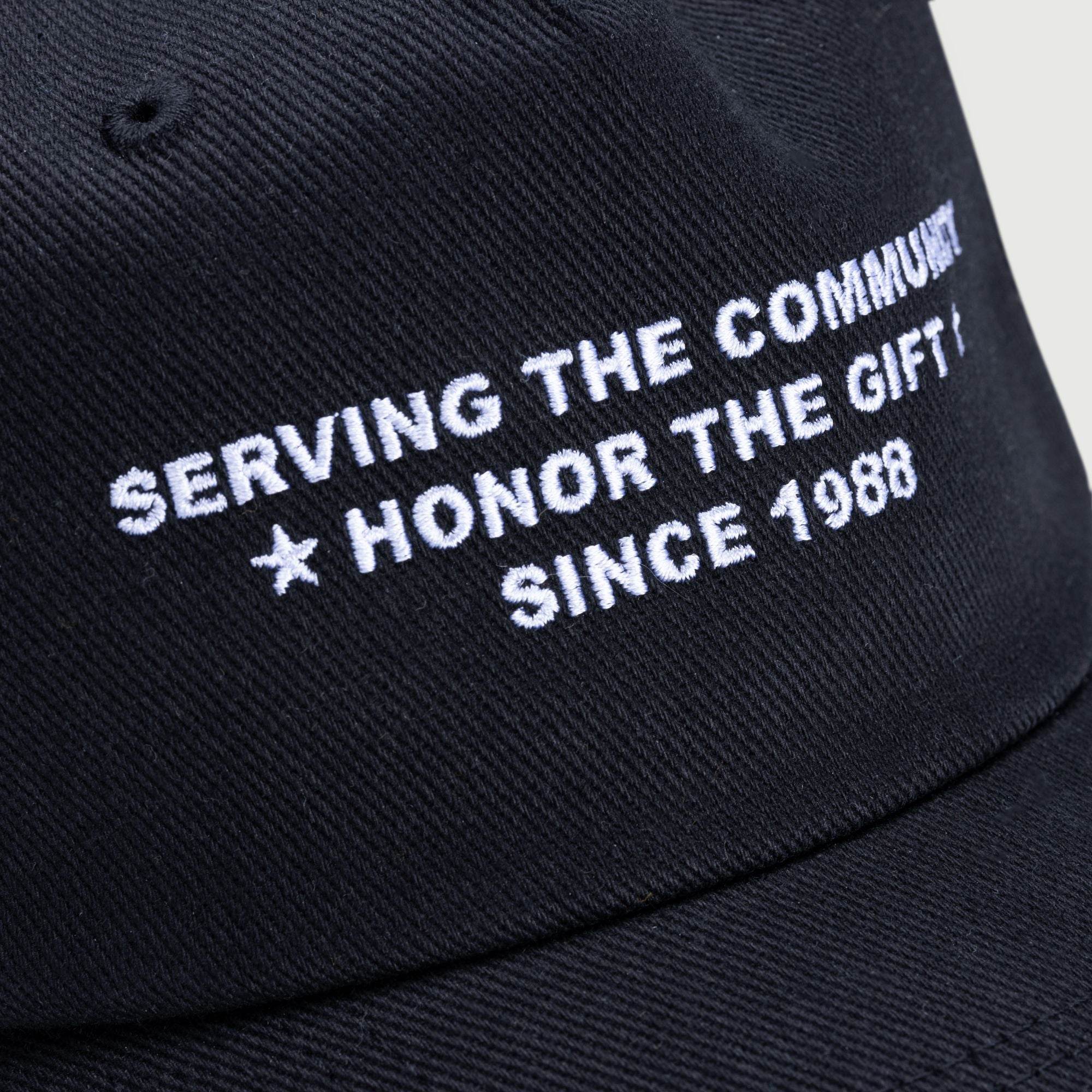 Honor The Gift Community Trucker Cap In Black - Hesperia