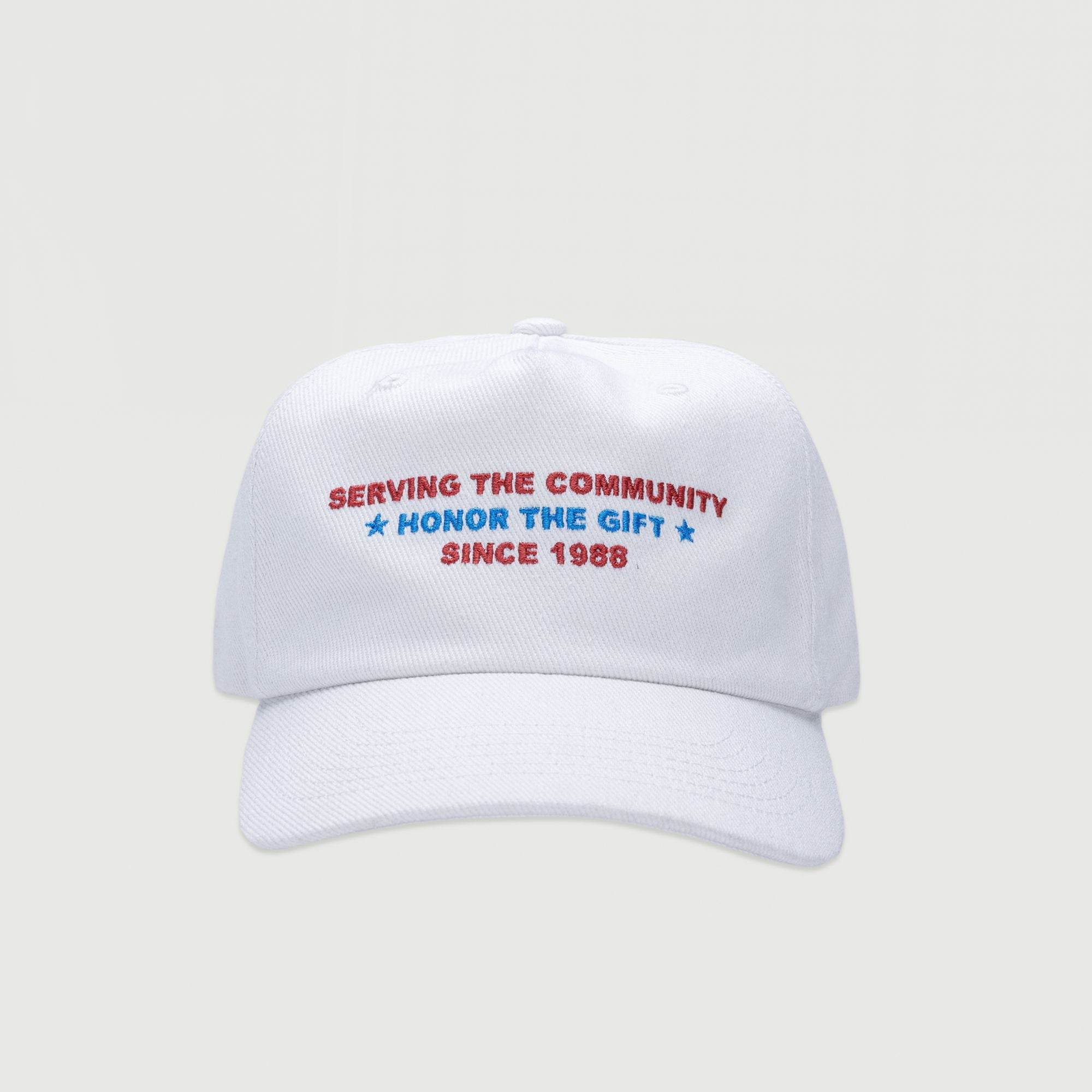 Honor The Gift Community Trucker Cap In White - Hesperia