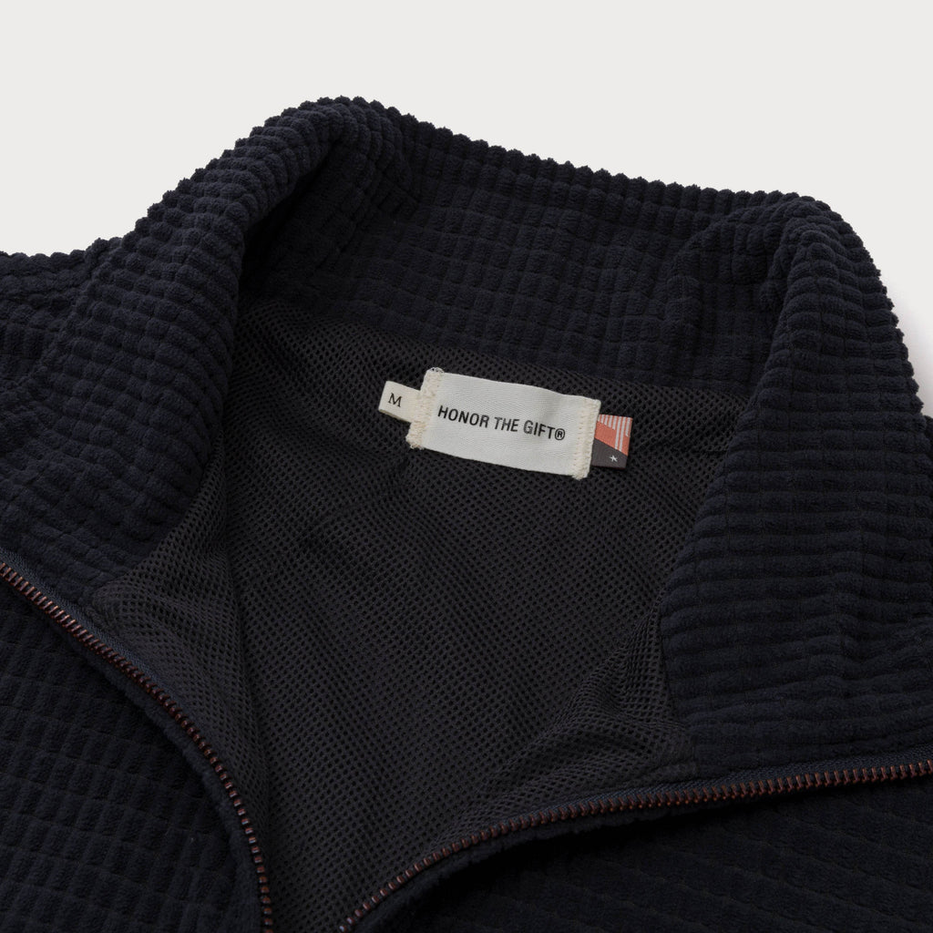 Honor The Gift Knitted Anorak In Black - Hesperia