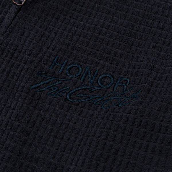 Honor The Gift Knitted Anorak In Black - Hesperia