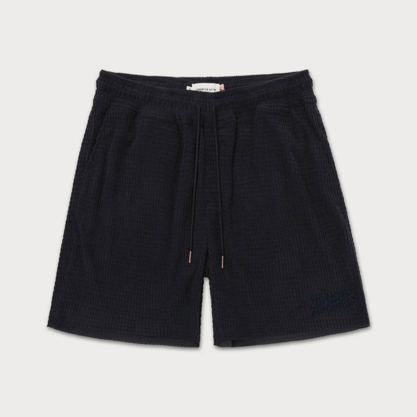 Honor The Gift Knit Shorts In Black - Hesperia
