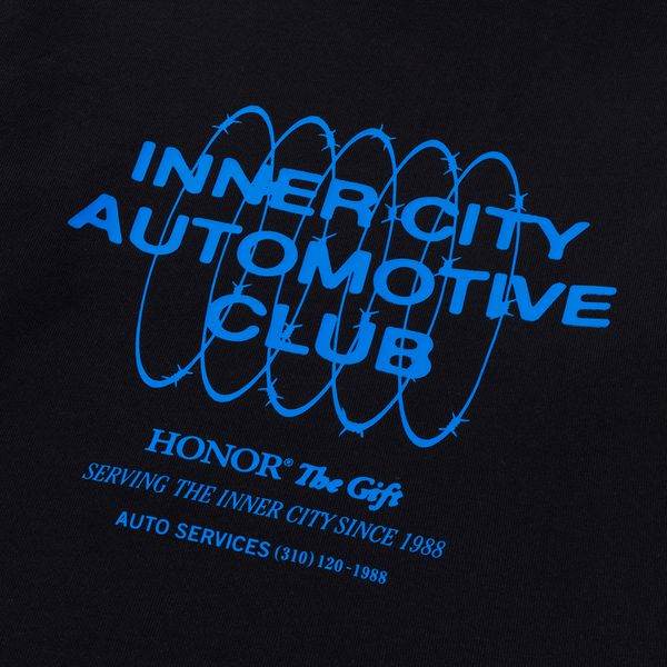 Honor The Gift Speedbike Hoodie In Black - Hesperia