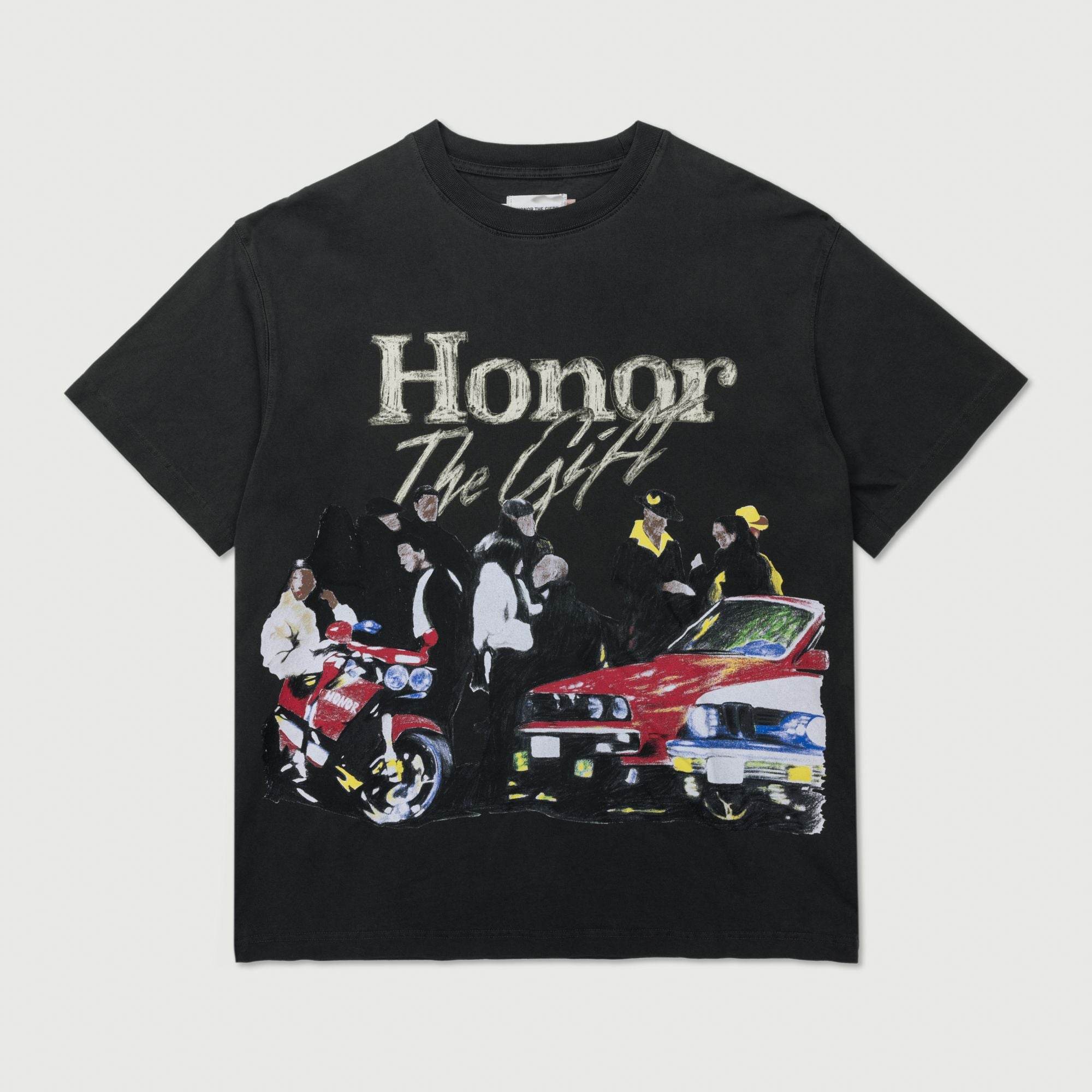 Honor The Gift Shift Tee In Black - Hesperia