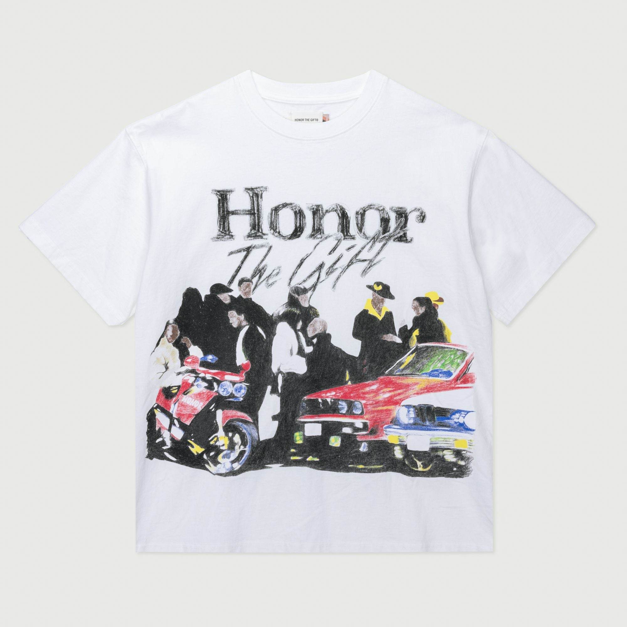 Honor The Gift Shift Tee In White - Hesperia