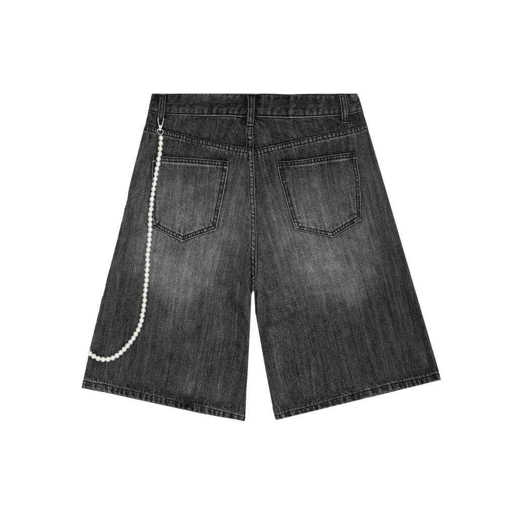 Bravest Studios Union Jorts In Black - Hesperia