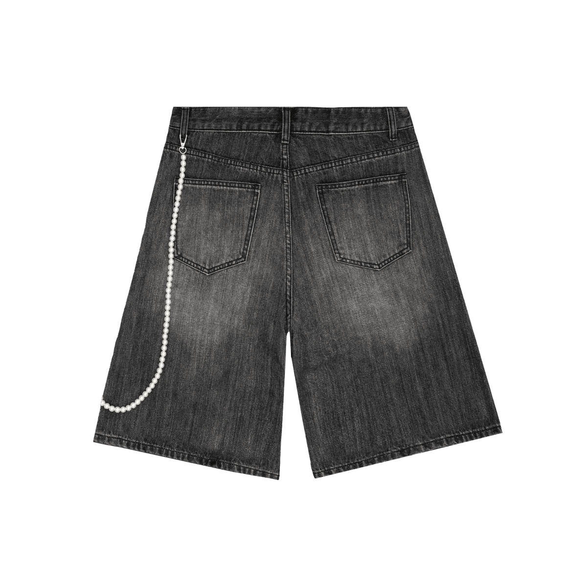 Bravest Studios Union Jorts In Black - Hesperia
