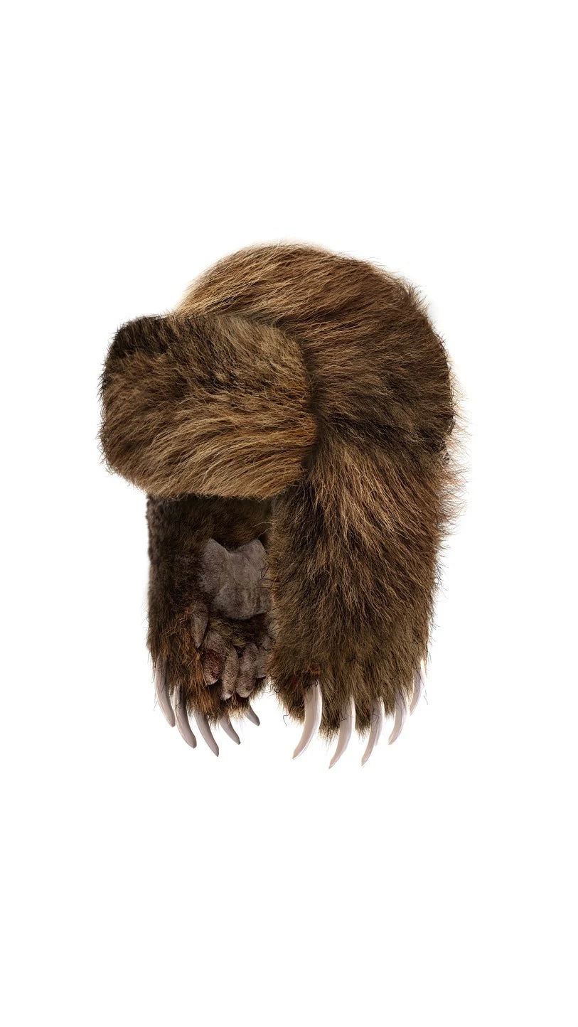 Bravest Studios Bear Claw Hat In Brown