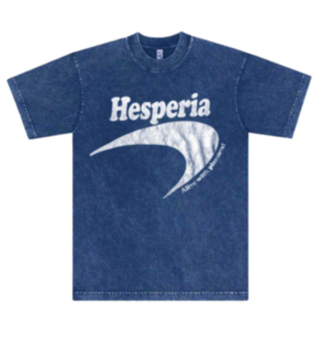 Hesperia Port Tee In Washed Blue - Hesperia