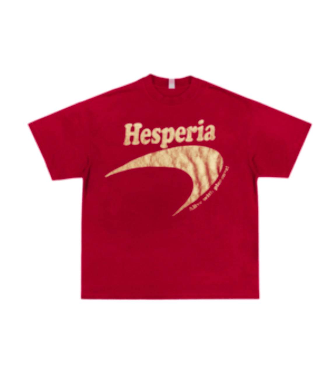 Hesperia Port Tee In Maroon - Hesperia