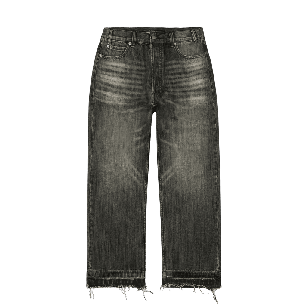 Vintage Black Baggy Denim - Hesperia