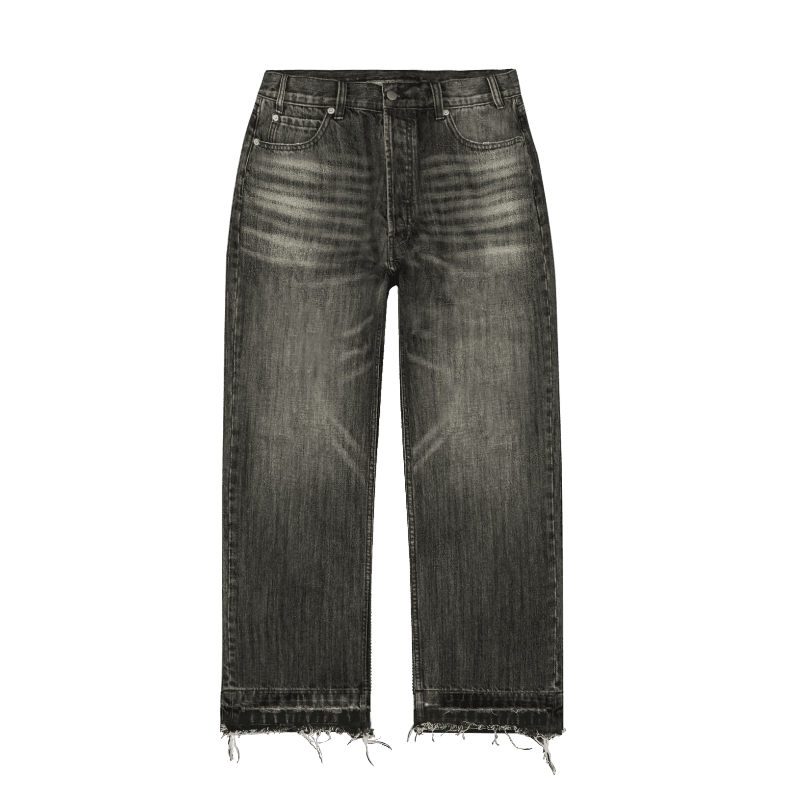 Vintage Black Baggy Denim - Hesperia