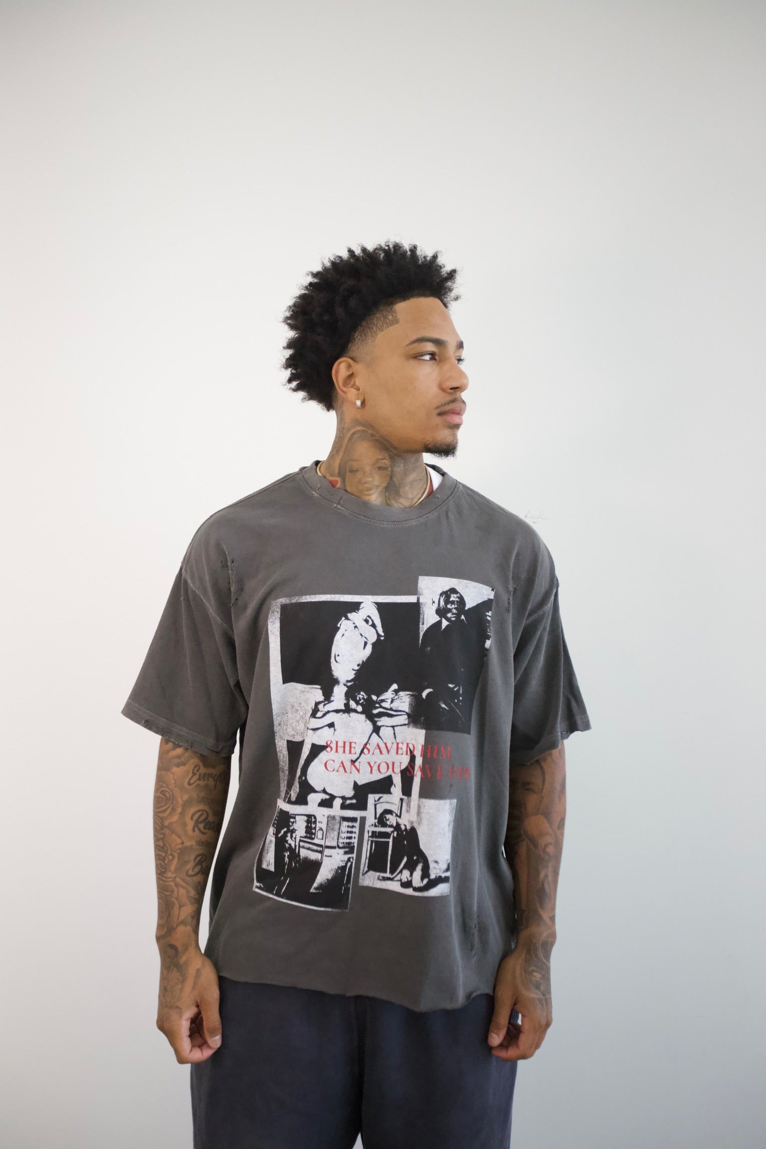 Fabric 001 "Can You Save Her" Tee