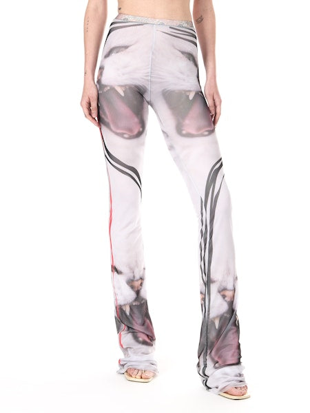 Multicolor Mesh Lounge Pants