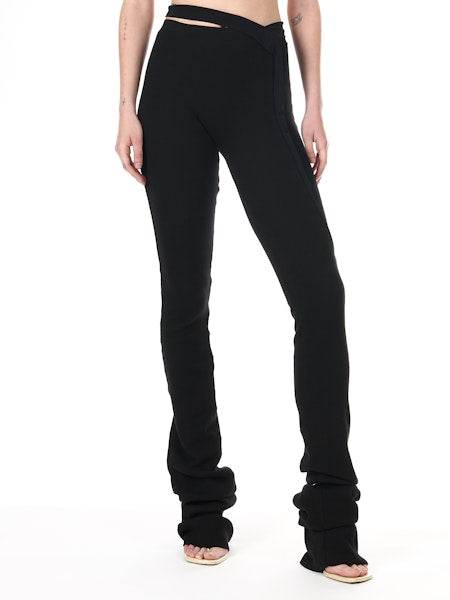 Black Drape Lounge Pants - Hesperia