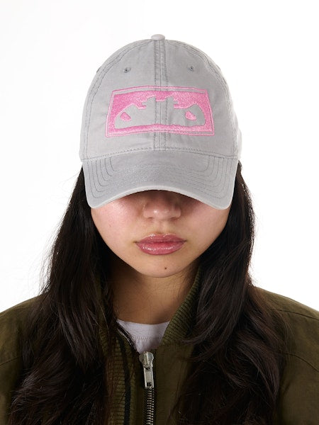 Gray & Pink 'Otto' Cap