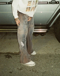Halfway Point DEGENERATE SWEATPANTS - FADED BLACK