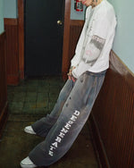 Halfway Point DEGENERATE SWEATPANTS - FADED BLACK